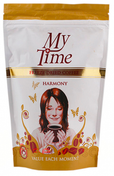My Time harmony 185 г, вакуумная упаковка фото в онлайн-магазине Kofe-Da.ru